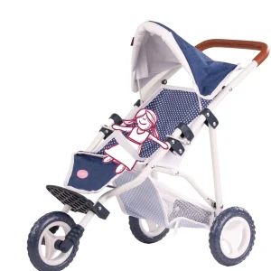 Götz Puppenwagen-3-Rad Puppen-Buggy Denim